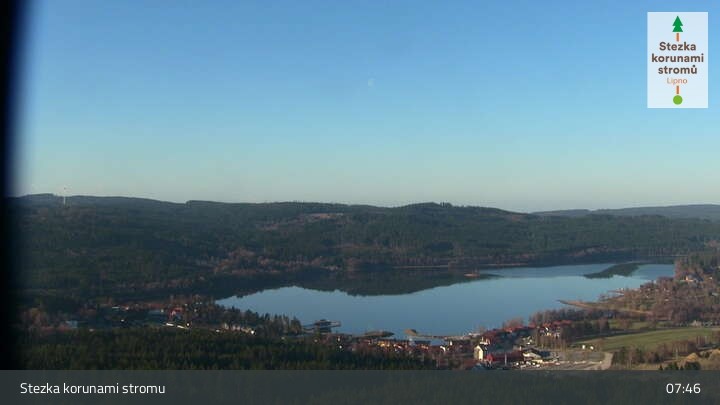 Archiv Foto Webcam Stausee Lipno - Lipensko