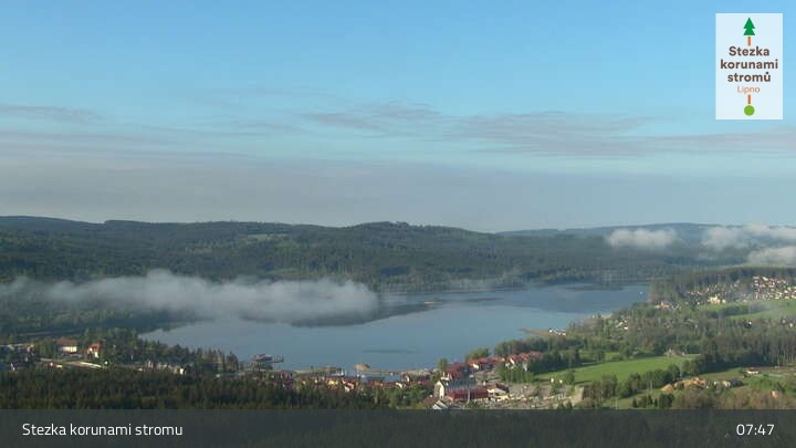 Archiv Foto Webcam Stausee Lipno - Lipensko