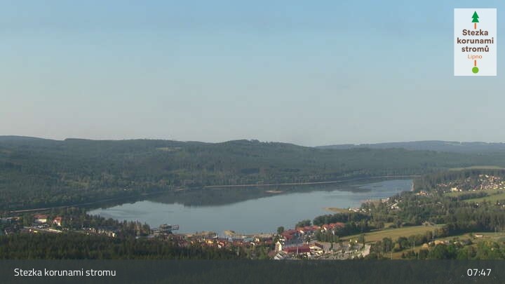 Archiv Foto Webcam Stausee Lipno - Lipensko