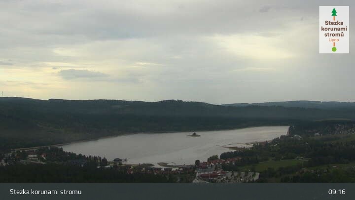 Archiv Foto Webcam Stausee Lipno - Lipensko