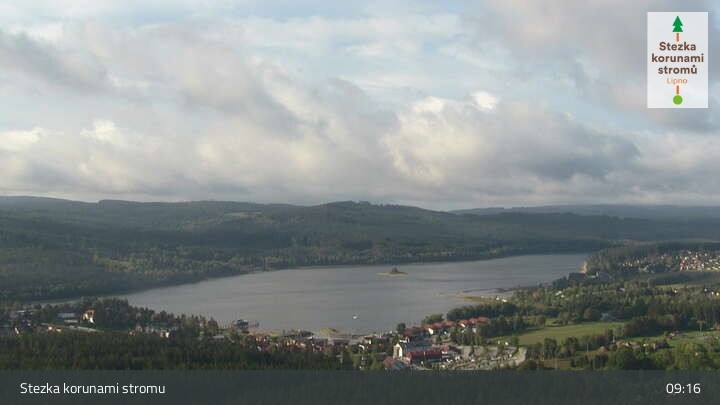 Archived image Webcam Reservoir Lipno