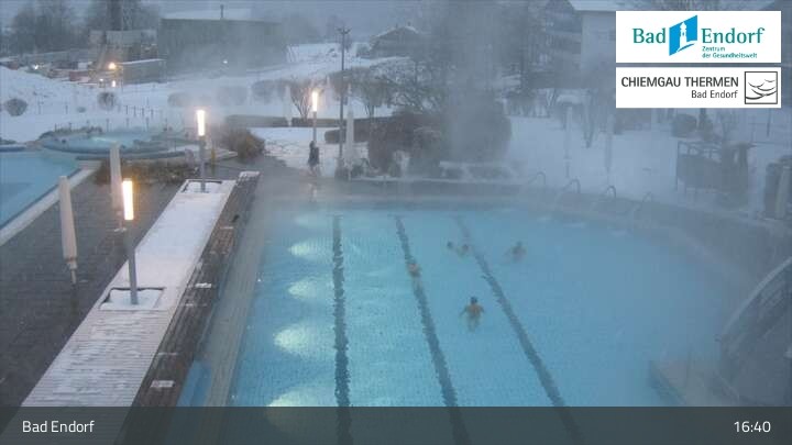 Archiv Foto Webcam Außenbecken: Chiemgau Thermen