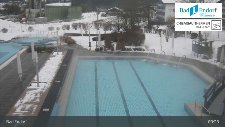 Archiv Foto Webcam Außenbecken: Chiemgau Thermen
