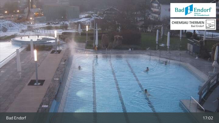 Archiv Foto Webcam Außenbecken: Chiemgau Thermen