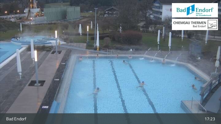 Archiv Foto Webcam Außenbecken: Chiemgau Thermen