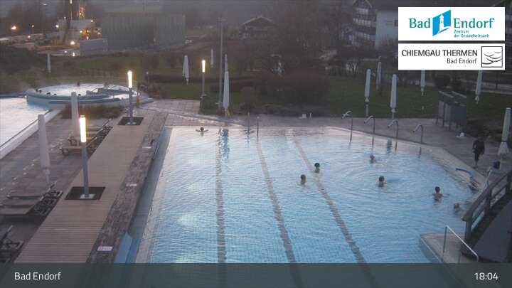 Archiv Foto Webcam Außenbecken: Chiemgau Thermen