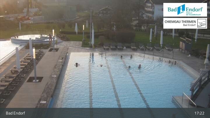 Archiv Foto Webcam Außenbecken: Chiemgau Thermen