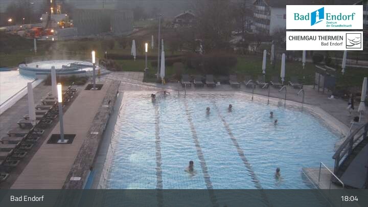 Archiv Foto Webcam Außenbecken: Chiemgau Thermen