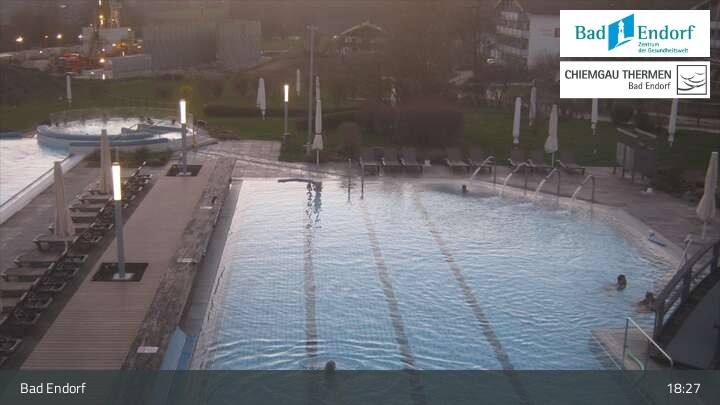 Archiv Foto Webcam Außenbecken: Chiemgau Thermen