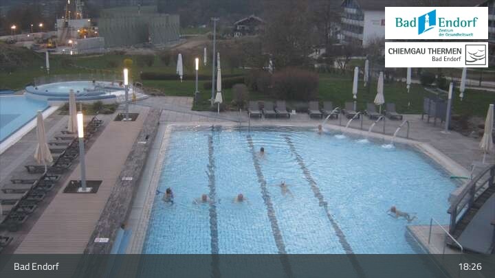 Archiv Foto Webcam Außenbecken: Chiemgau Thermen