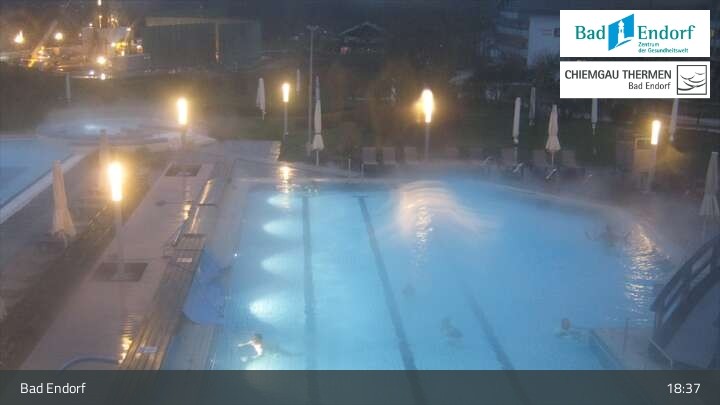 Archiv Foto Webcam Außenbecken: Chiemgau Thermen