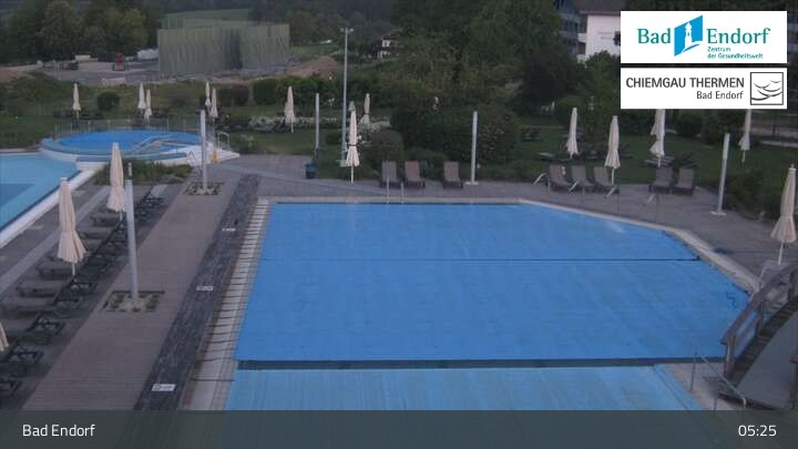Archiv Foto Webcam Außenbecken: Chiemgau Thermen