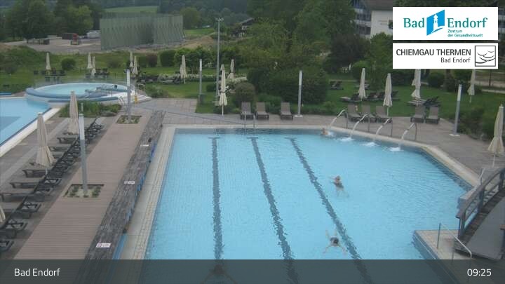Archiv Foto Webcam Außenbecken: Chiemgau Thermen