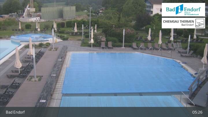 Archiv Foto Webcam Außenbecken: Chiemgau Thermen