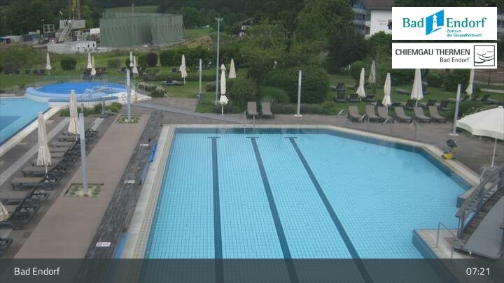 Archiv Foto Webcam Außenbecken: Chiemgau Thermen