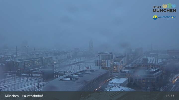 Archiv Foto Webcam München: Livestream am Hauptbahnhof