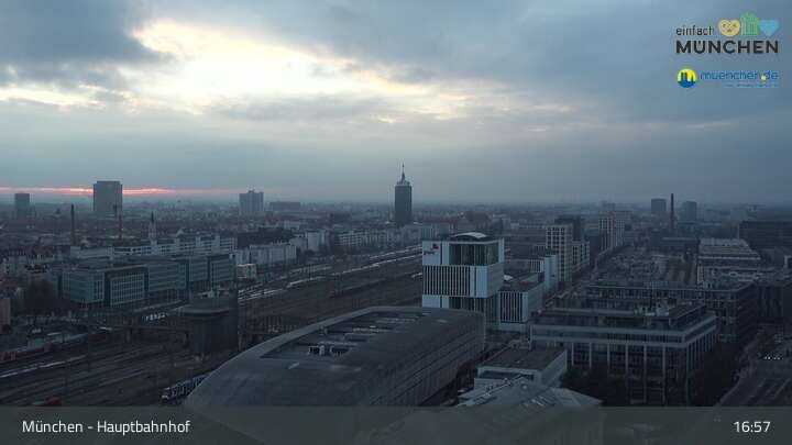 Archiv Foto Webcam München: Livestream am Hauptbahnhof