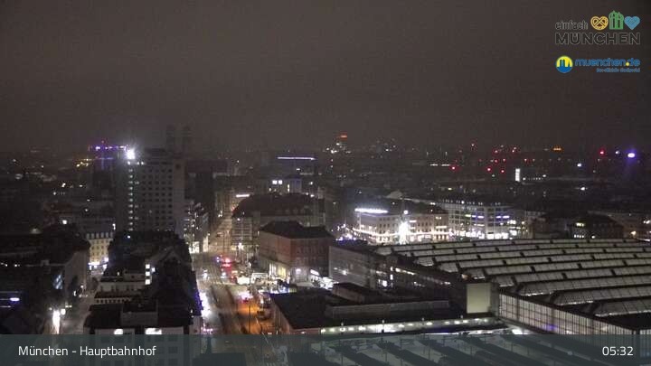 Archiv Foto Webcam München: Livestream am Hauptbahnhof