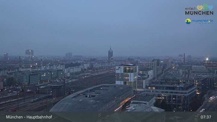 Archiv Foto Webcam München: Livestream am Hauptbahnhof