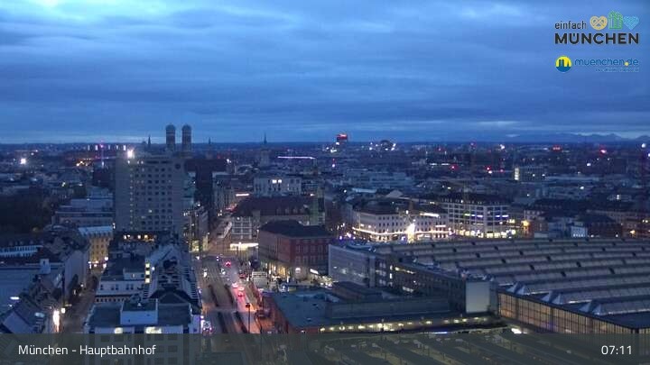 Archived image Webcam Munich (Bavaria) - Main Station