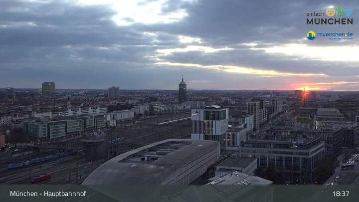 Archiv Foto Webcam München: Livestream am Hauptbahnhof