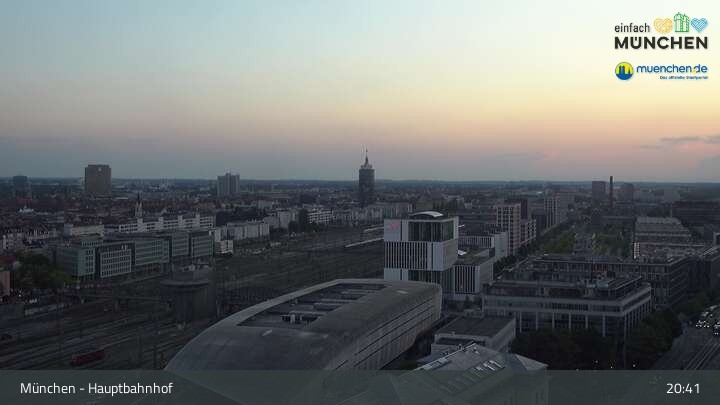 Archiv Foto Webcam München: Livestream am Hauptbahnhof