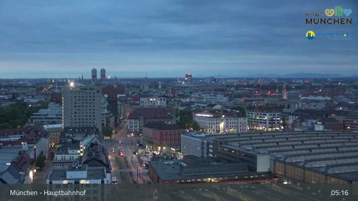 Archiv Foto Webcam München: Livestream am Hauptbahnhof