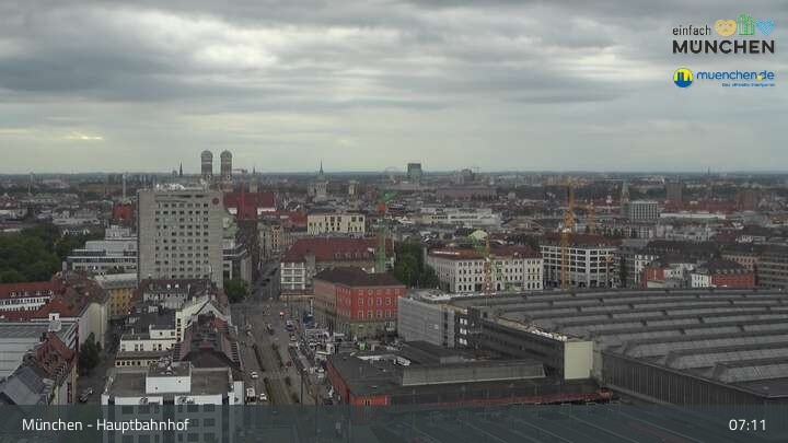 Archiv Foto Webcam München: Livestream am Hauptbahnhof