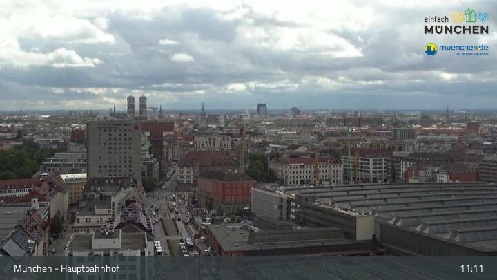 Archiv Foto Webcam München: Livestream am Hauptbahnhof