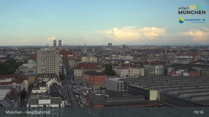 Archiv Foto Webcam München: Livestream am Hauptbahnhof