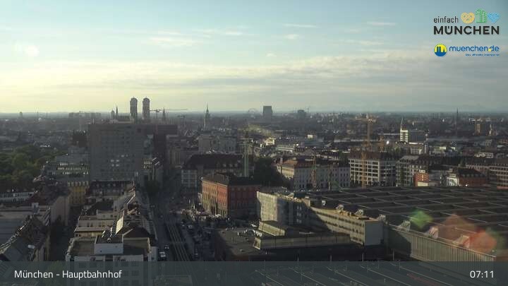 Archiv Foto Webcam München: Livestream am Hauptbahnhof