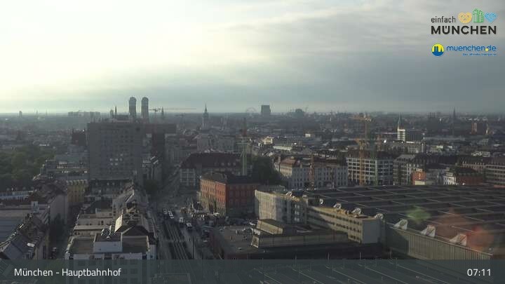 Archiv Foto Webcam München: Livestream am Hauptbahnhof
