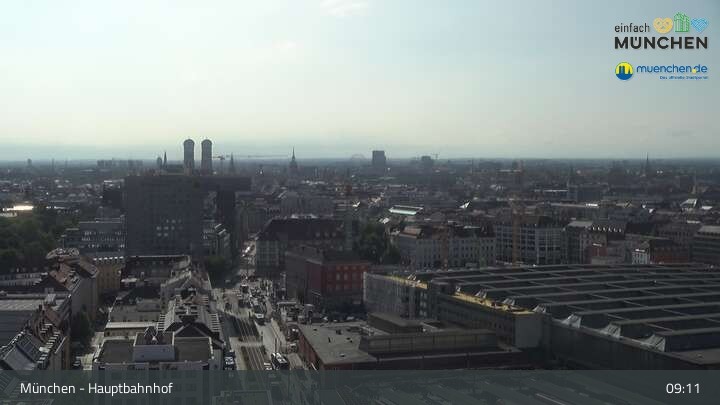 Archiv Foto Webcam München: Livestream am Hauptbahnhof
