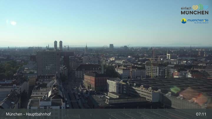 Archiv Foto Webcam München: Livestream am Hauptbahnhof