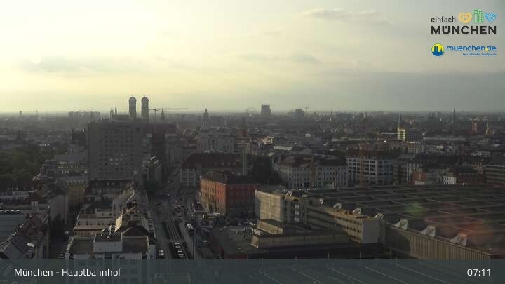 Archiv Foto Webcam München: Livestream am Hauptbahnhof