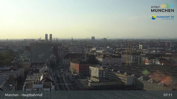 Archiv Foto Webcam München: Livestream am Hauptbahnhof