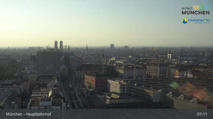 Archiv Foto Webcam München: Livestream am Hauptbahnhof
