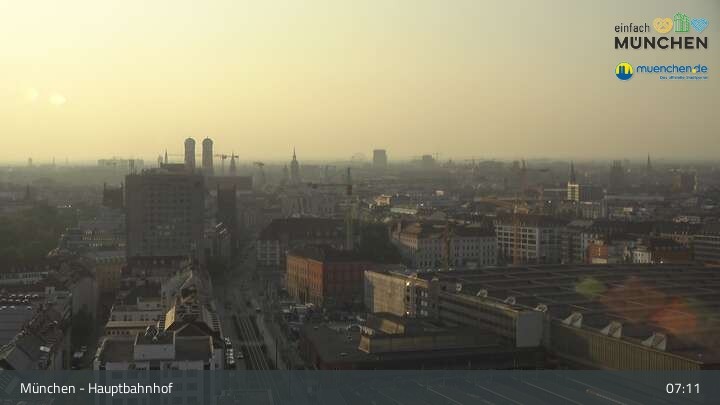 Archiv Foto Webcam München: Livestream am Hauptbahnhof
