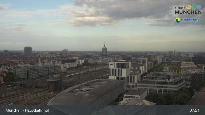 Archiv Foto Webcam München: Livestream am Hauptbahnhof