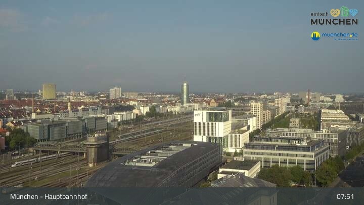 Archiv Foto Webcam München: Livestream am Hauptbahnhof
