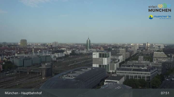 Archiv Foto Webcam München: Livestream am Hauptbahnhof
