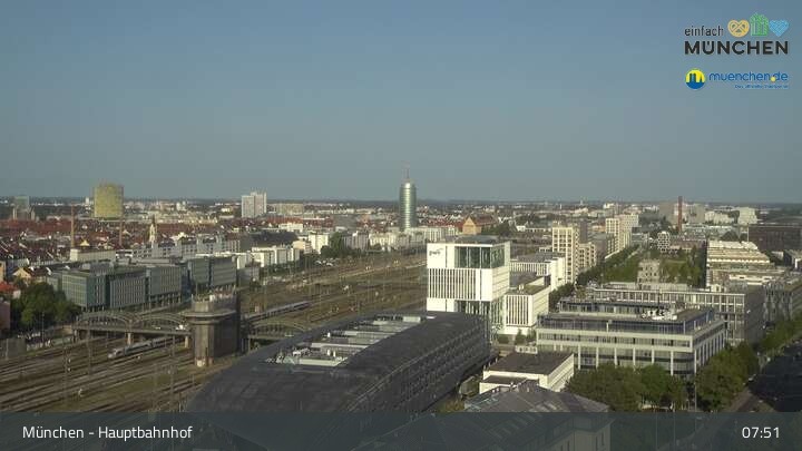 Archiv Foto Webcam München: Livestream am Hauptbahnhof
