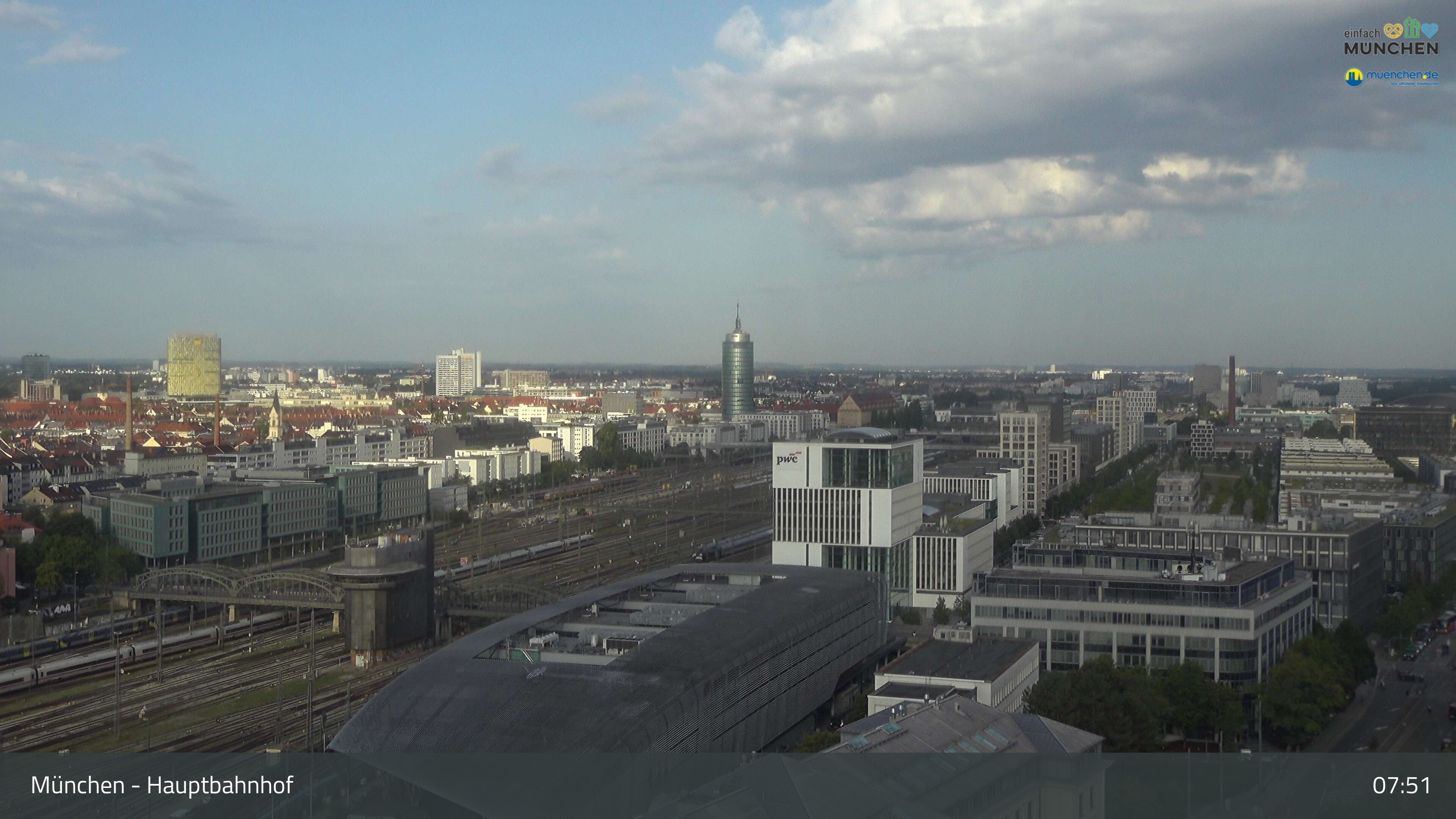 Archiv Foto Webcam München: Livestream am Hauptbahnhof