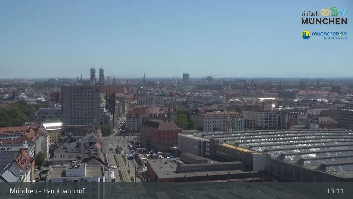 Archived image Webcam Munich (Bavaria) - Main Station