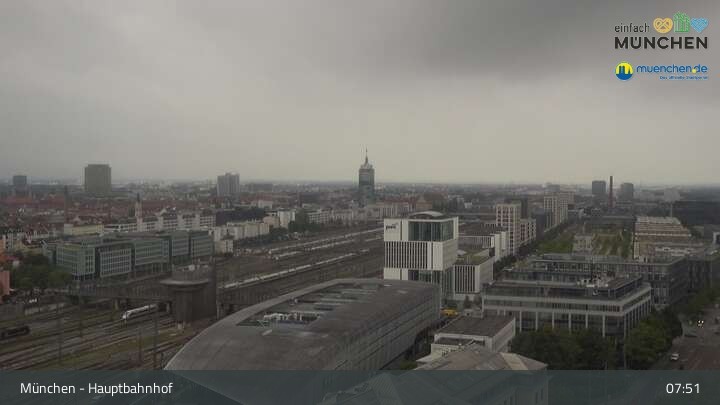 Archiv Foto Webcam München: Livestream am Hauptbahnhof