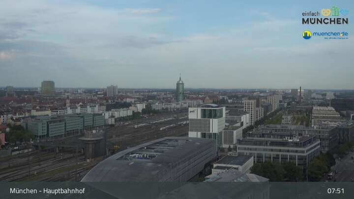 Archiv Foto Webcam München: Livestream am Hauptbahnhof