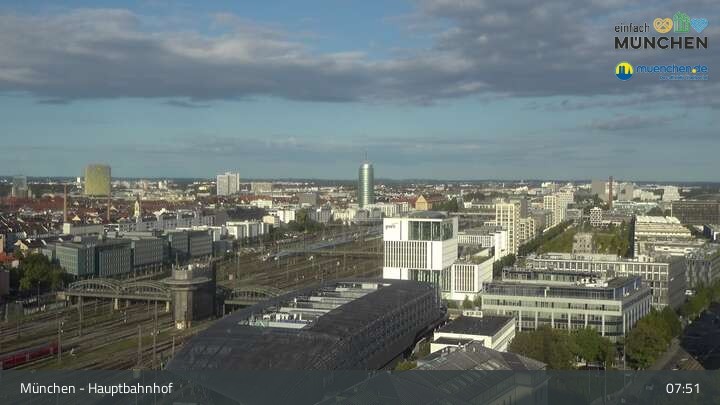 Archiv Foto Webcam München: Livestream am Hauptbahnhof