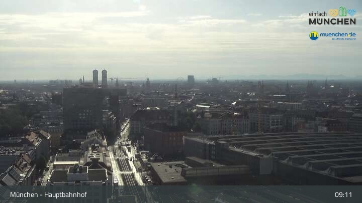 Archiv Foto Webcam München: Livestream am Hauptbahnhof