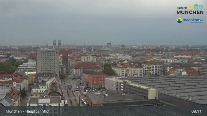 Archiv Foto Webcam München: Livestream am Hauptbahnhof