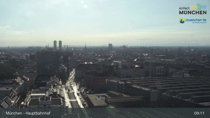 Archiv Foto Webcam München: Livestream am Hauptbahnhof